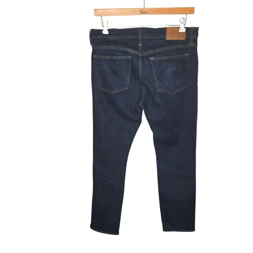 J.Crew 484 Slim Fit Jeans Dark Resin Wash Stretch Men’s Size 34x30 J5024